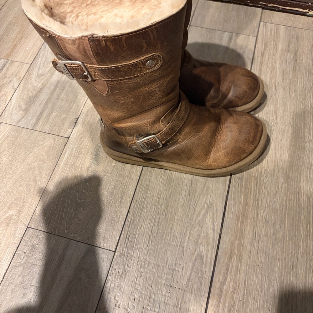 UGG Chestnut Leather Boots